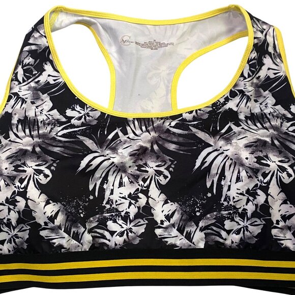 Cato Active Racerback Sports Bra 3X Black Athleisure Athletic Exercise Fitness - Picture 1 of 4